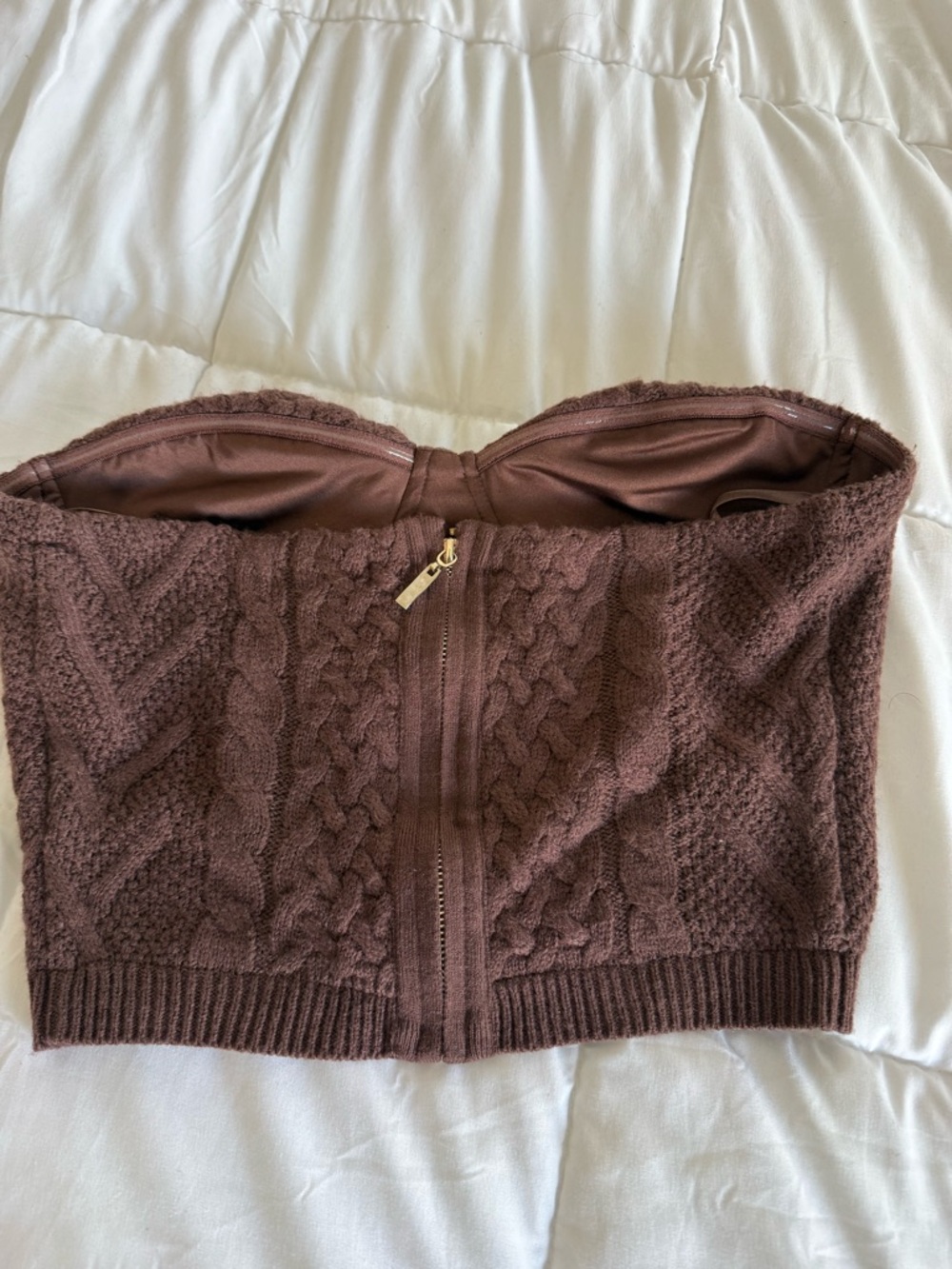 JLUXLABEL Brown Cable-Knit Set - Picture 5 of 9